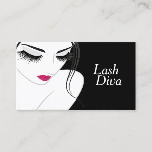 Lash Extensions Salon Beauty Spa Business Card
