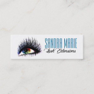 lash extensions skinny business cards