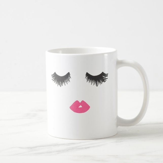 LASH & LIP Love Peachy Pink Mug (Right)