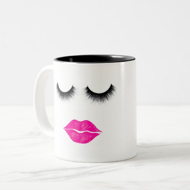 Lash & Lips mug (Front Left)