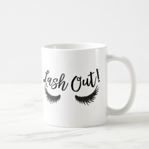 Lash Out Eyelashes Lash Salon Makeup Artist Coffee Mug