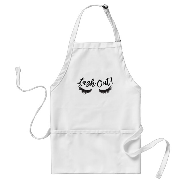 Lash Out Eyelashes Lash Salon Makeup Artist Standard Apron (Front)
