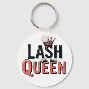 Lash Queen Funny Eye Lashes Make Up Key Ring