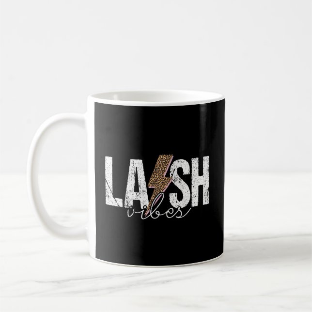 Lash S Lash Bar Eyelash Lash Tech Coffee Mug (Left)