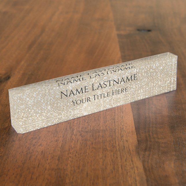 Lash Salon Makeup Artist Event Planner Consulting Nameplate (Side)