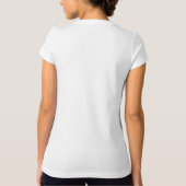 Lash Salon White/Rose Gold Personalised T-Shirt (Back)