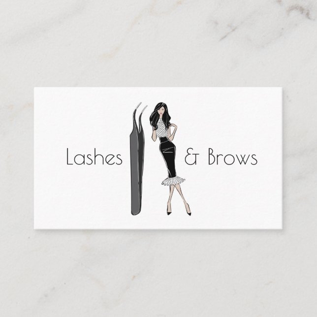 Lashes and Brows Business Card (Front)
