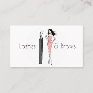 Lashes and Brows Business Card