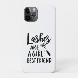 Lashes Are a Girl’s Best Friend Make Up iPhone 11 Pro Case