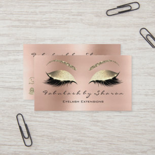 Lashes, Beauty Studio, Snapchat, Instagram,FB, Business Card