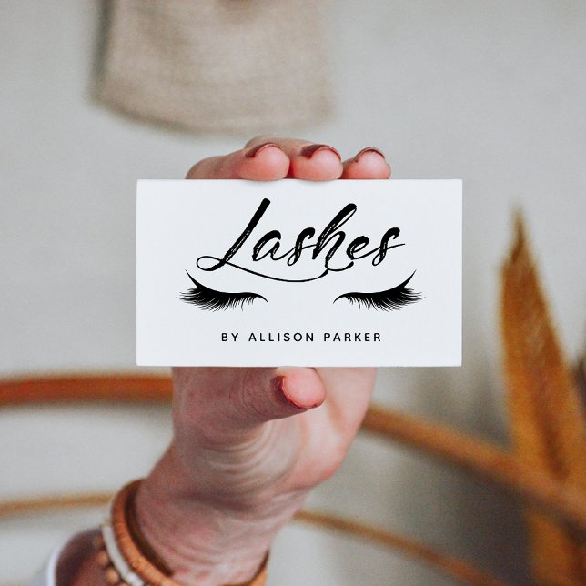 "Lashes" Business Card (Creator Uploaded)