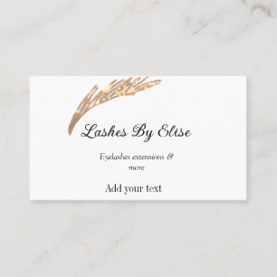 lashes by add name contact info social media websi business card