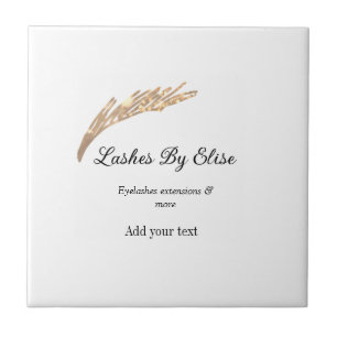 lashes by add name contact info social media websi ceramic tile