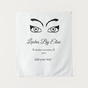 lashes by add name contact info social media websi tapestry