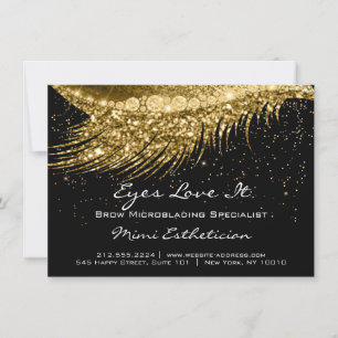 Lashes Extension Aftercare Instructions Gold Black