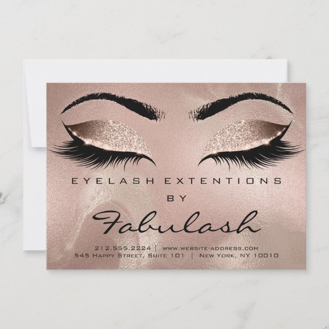 Lashes Extension Aftercare Instructions Rose Skinn (Front)