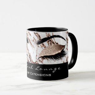 Lashes Extension Eye Makeup Artist Marble Mug