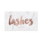 Lashes eye modern faux rose gold typography marble
