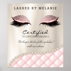 Lashes Eyelash Makeup Poster Pretty Eyes