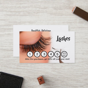 Lashes Loyalty Business Card