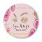 Lashes Makeup Artist Elegant Pink Floral Salon