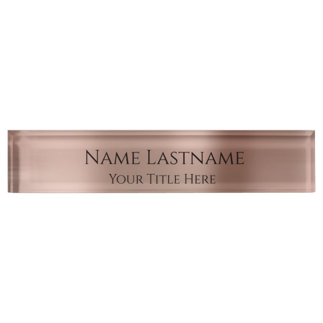 Lashes Makeup Artist Event Planner Consulting Nameplate (Front)
