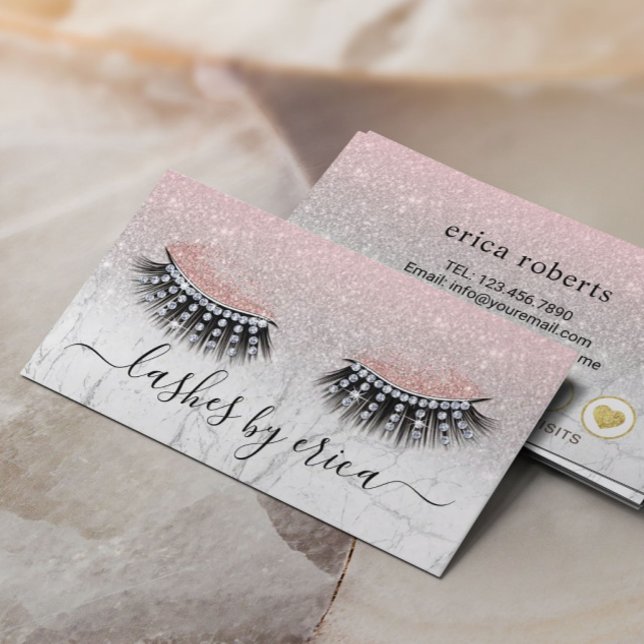 Lashes Makeup Artist Pink Marble Loyalty (Creator Uploaded)