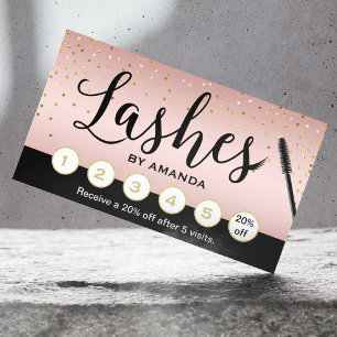 Lashes Makeup Artist Rose Gold Loyalty Punch