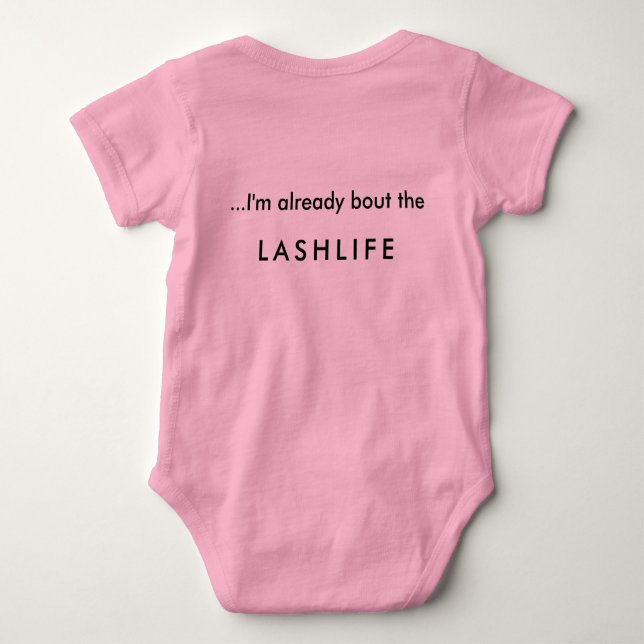 LASHLIFE Baby Baby Bodysuit (Back)