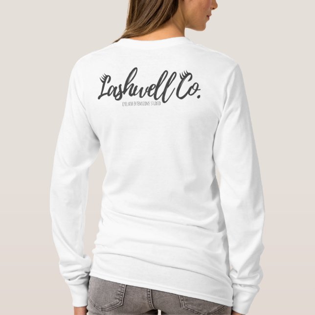 Lashwell Co. Brand Long Sleeve T-Shirt (Back)