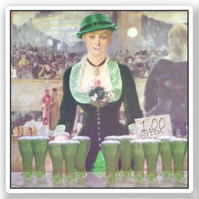 Lass Bartender St. Patrick's Day (Front)