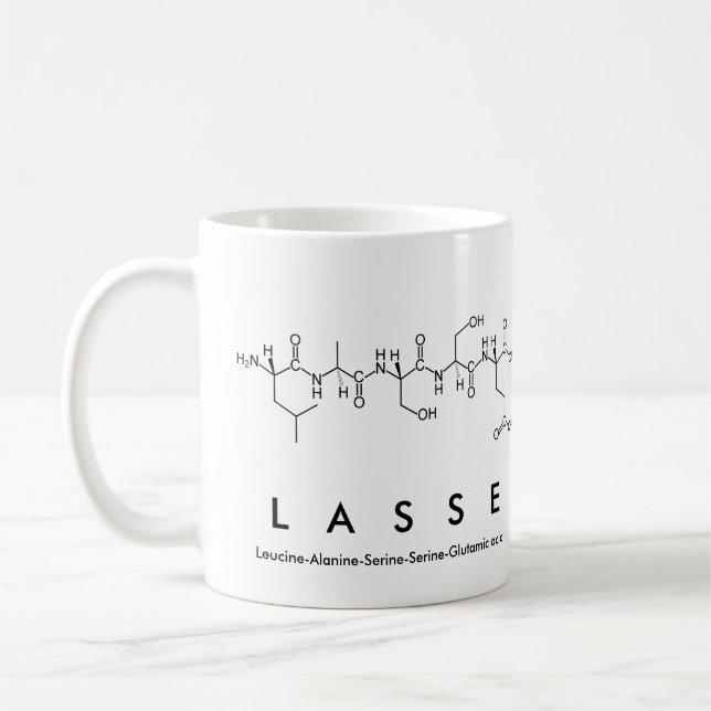 Lasse peptide name mug (Left)
