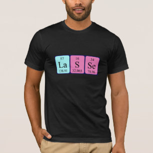 Lasse periodic table name shirt