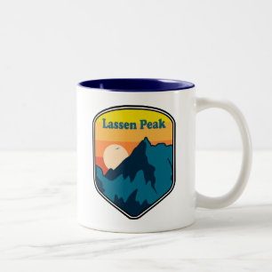 Lassen Peak California Sunrise Two-Tone Coffee Mug