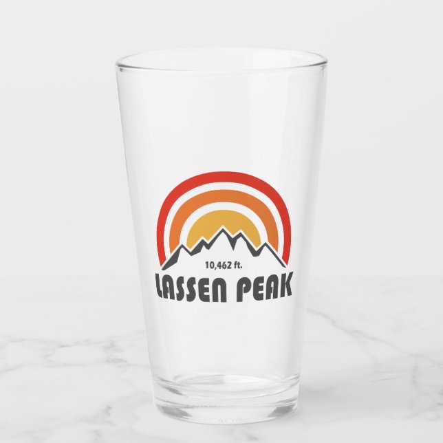 Lassen Peak Glass (Front)