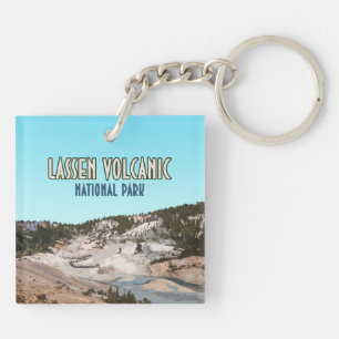 Lassen Volcanic National Park California Key Ring