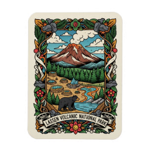 Lassen Volcanic National Park California Magnet