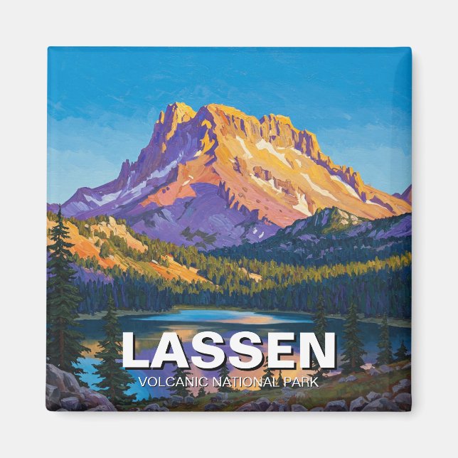 Lassen Volcanic National Park California Magnet (Front)