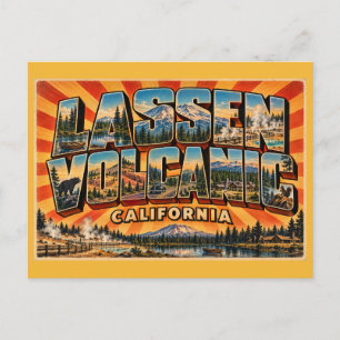 Lassen Volcanic National Park California  Postcard