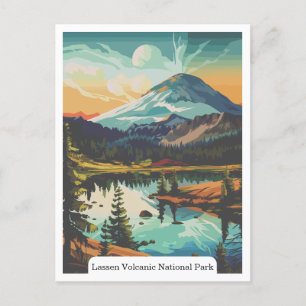 Lassen Volcanic National Park, California USA Postcard
