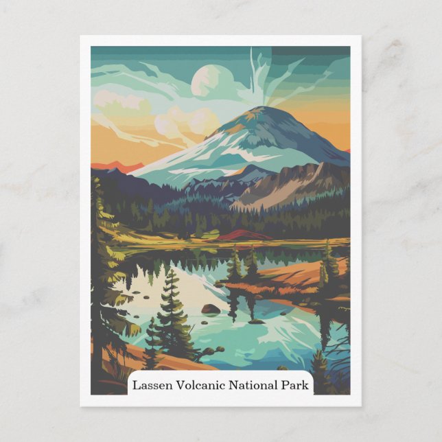 Lassen Volcanic National Park, California USA Postcard (Front)