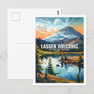 Lassen Volcanic National Park California USA  Postcard
