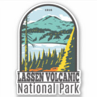 Lassen Volcanic National Park California Vintage