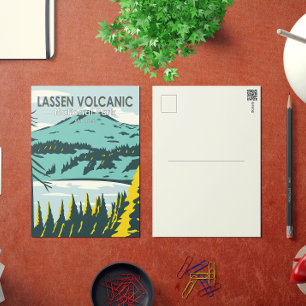 Lassen Volcanic National Park California Vintage Postcard