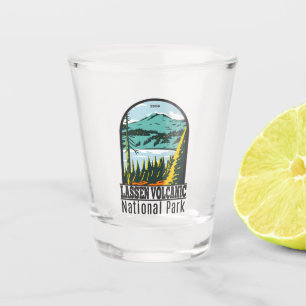 Lassen Volcanic National Park California Vintage Shot Glass