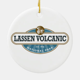 Lassen Volcanic National Park Ceramic Ornament