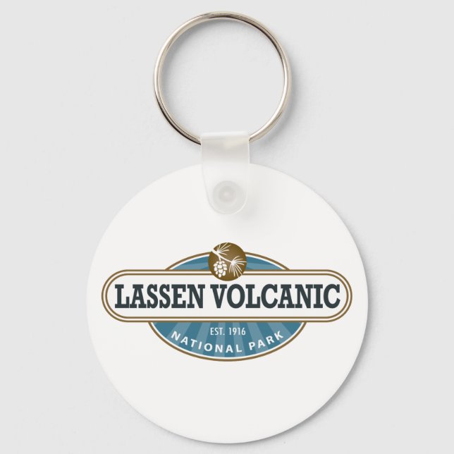 Lassen Volcanic National Park Key Ring (Front)