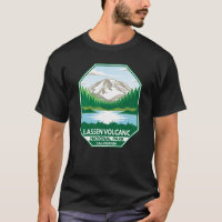 Lassen Volcanic National Park Minimal Retro Emblem