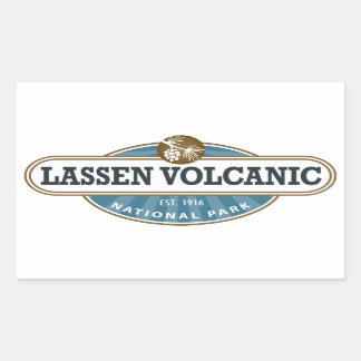 Lassen Volcanic National Park Rectangular Sticker