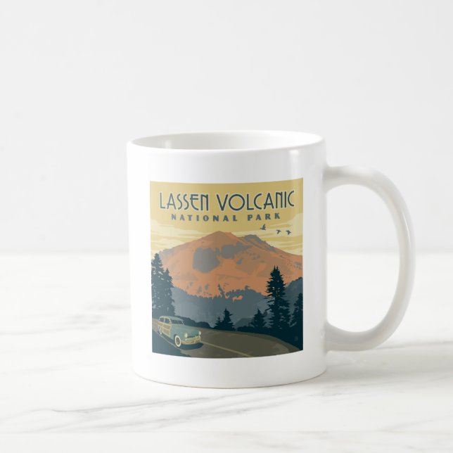 Lassen Volcanic National Park | Road Trip Coffee Mug (Right)